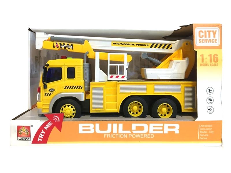 1:16 F/P BUILDER TRUCK W/LIGHT & MUSIC - HP1101715
