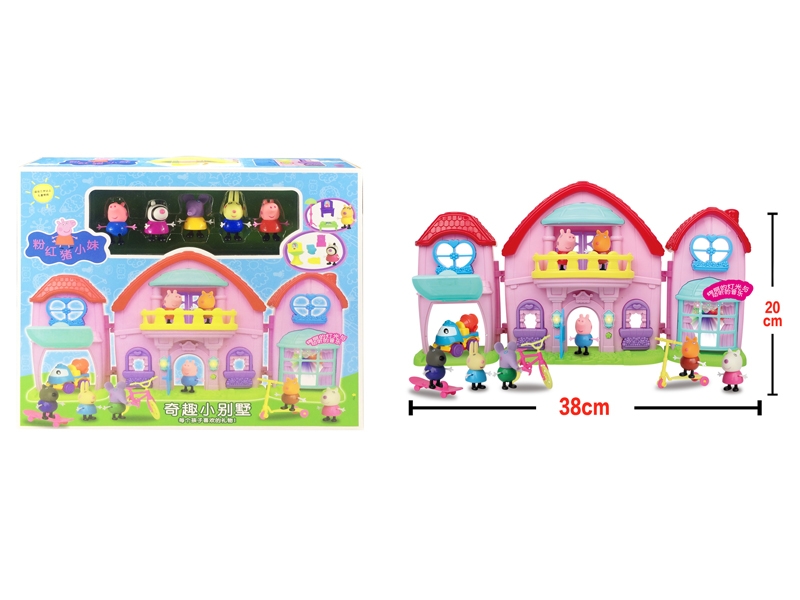 PINK PIGGY - SMALL PARTNER BIG HOUSE WITH LIGHT MUSIC - HP1101843