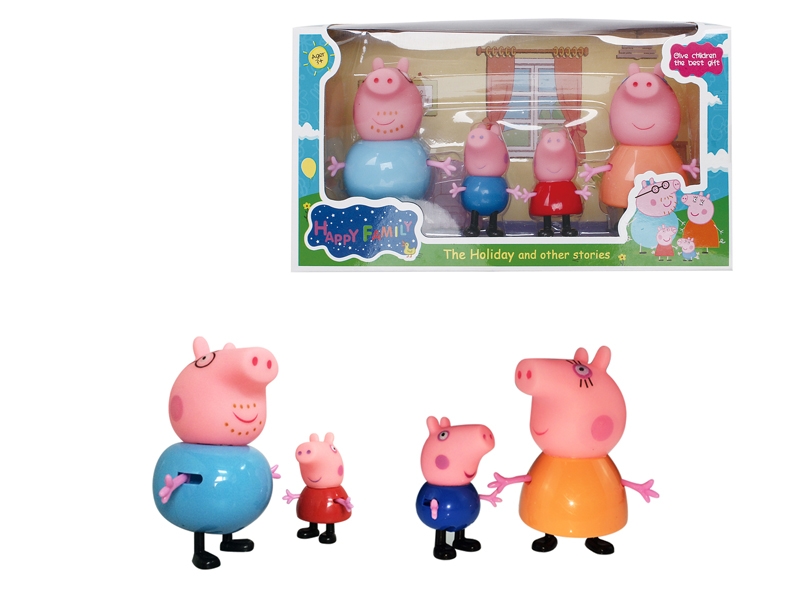 PINK PIG 4 PACK (HEAD PAINT) - HP1101856