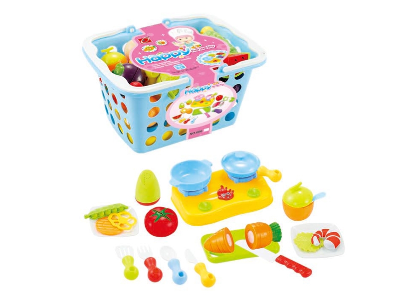 CUTTING FRUIT & VEGETABLE SET (16 PCS) - HP1102074