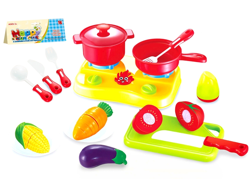 CUTTING FRUIT & VEGETABLE SET (17 PCS) - HP1102123