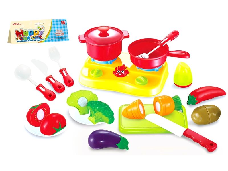 CUTTING FRUIT & VEGETABLE SET (19 PCS) - HP1102125