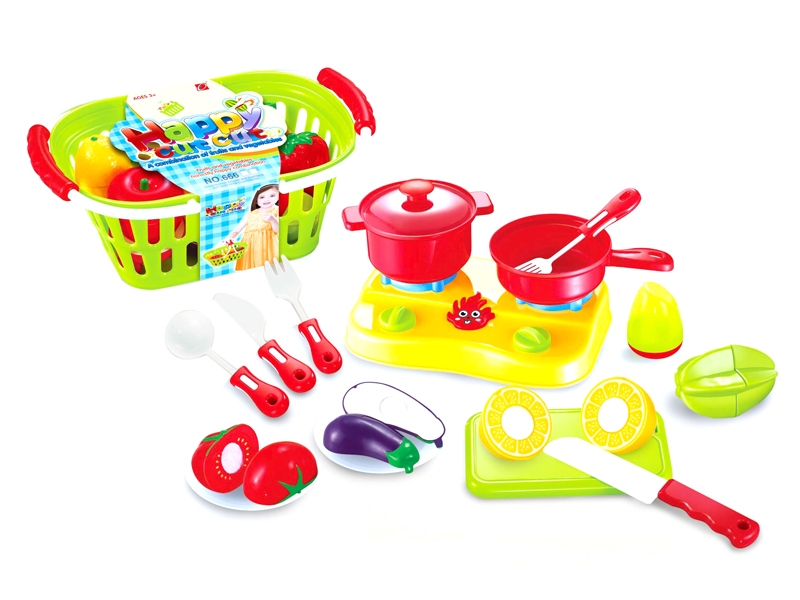 CUTTING FRUIT & VEGETABLE SET (18 PCS) - HP1102128