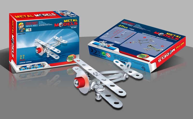 METAL MODELS BUILDING BLOCK (27 PCS) - HP1102330