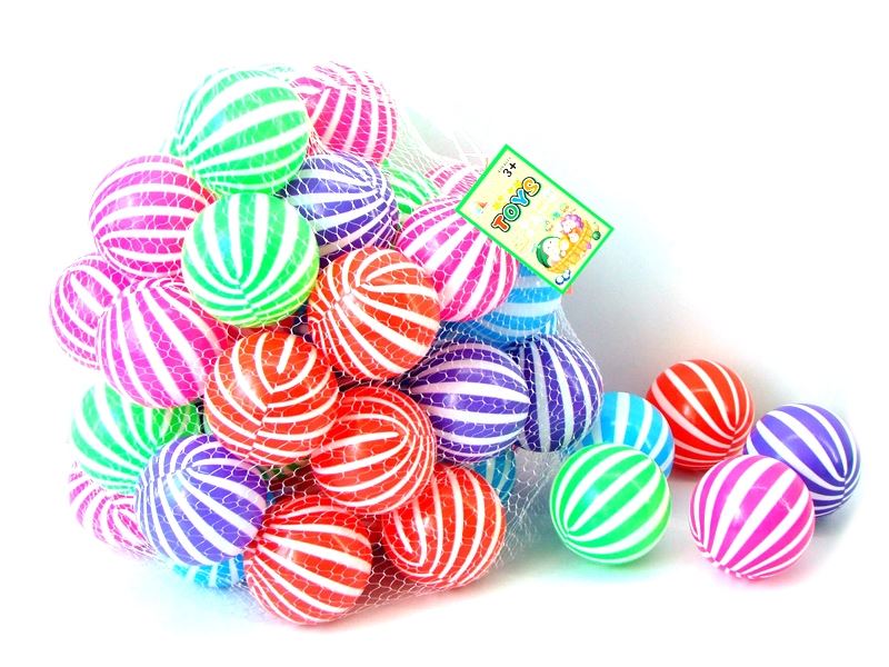 7.5CM TWO-COLOR PARK BALL 50PCS (5 COLORS) - HP1103136