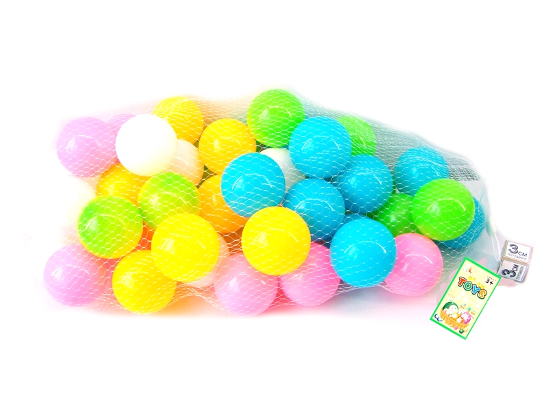 5.5CM EUROPEAN AND AMERICAN COLOR PARK BALL 100PCS (5 COLORS) - HP1103141