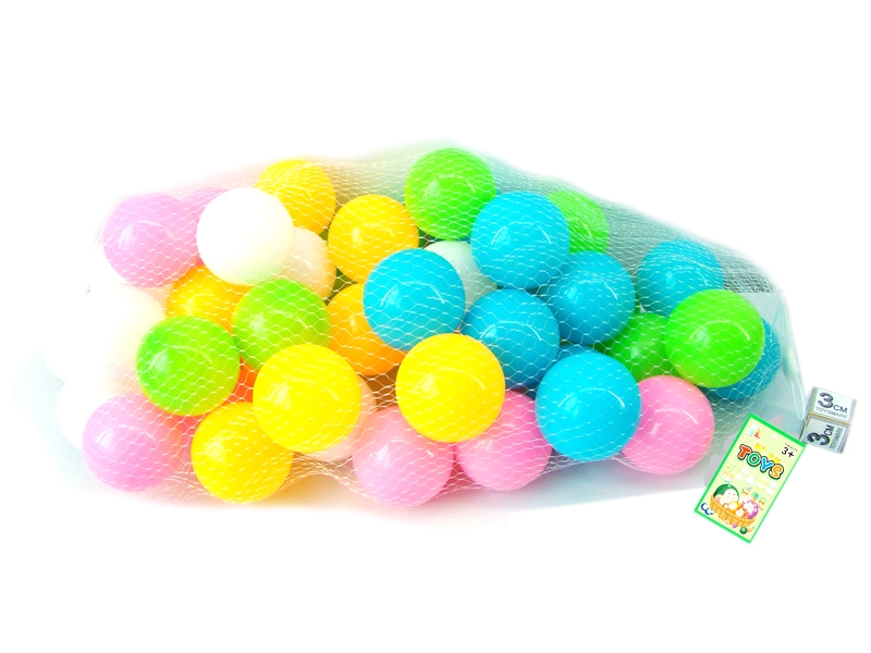 7CM EUROPEAN AND AMERICAN COLOR PARK BALL 50PCS (5 COLORS) - HP1103146