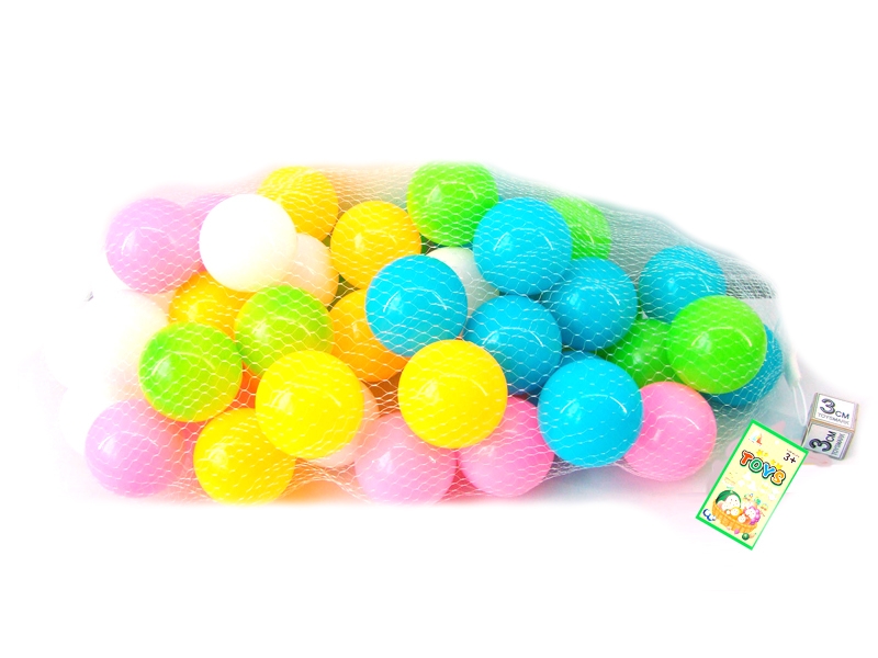 7.5CM EUROPEAN AND AMERICAN COLOR PARK BALL 100PCS (5 COLORS) - HP1103149