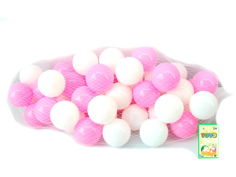 5.5CM EUROPEAN AND AMERICAN COLOR BALL 50PCS (2 COLORS) - HP1103152