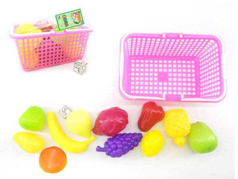 LARGE FRUIT BASKET WITH FRUIT 11PCS - HP1103420