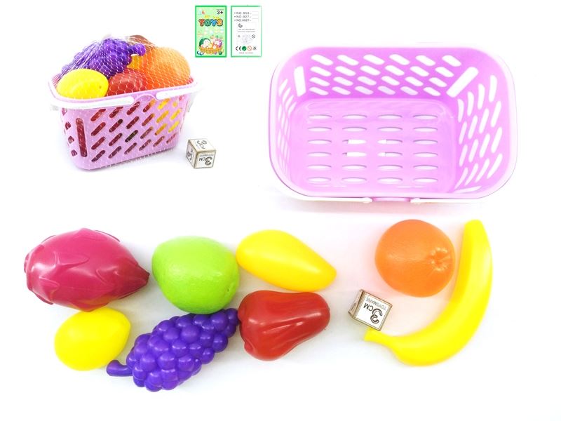 FRUIT BASKET WITH FRUIT 8PCS - HP1103423