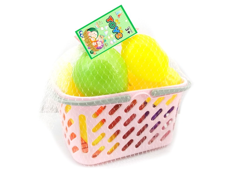 FRUIT BASKET WITH FRUIT 9PCS - HP1103425