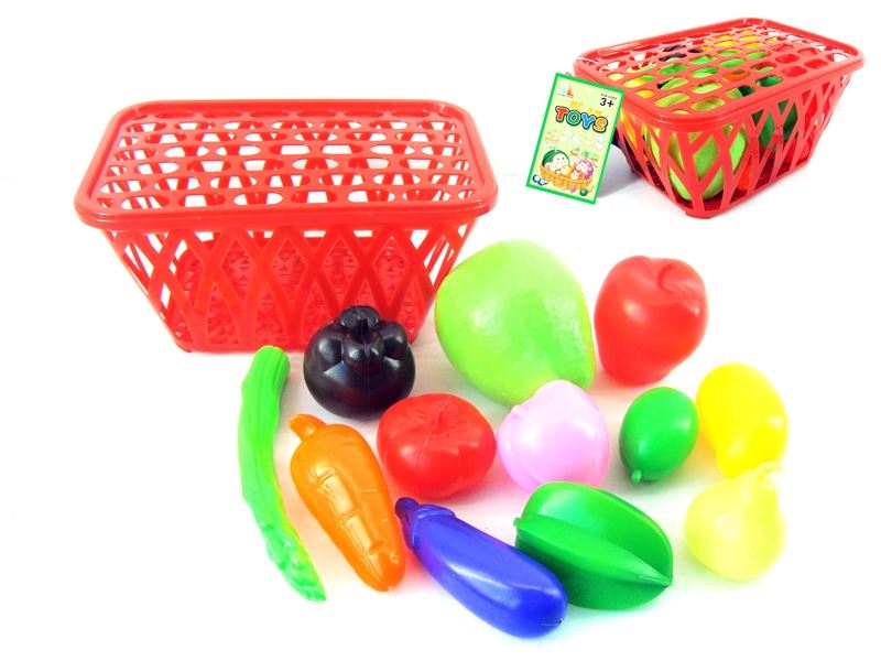 BASKET WITH FRUIT AND VEGETABLES - HP1103430