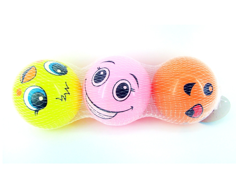 4 INCH SMILING FACE PRINTING BALL - HP1103457