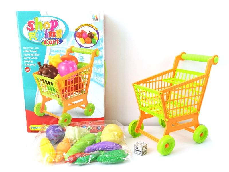 SHOPPING CART WITH VEGETABLES 11PCS - HP1103485