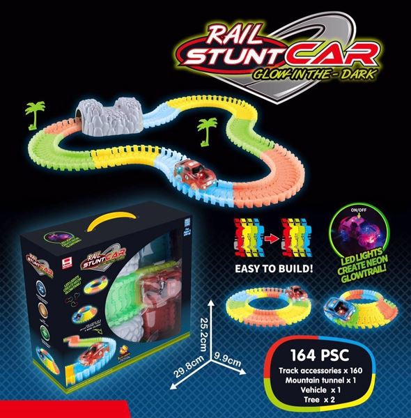 LUMINOUS RAIL STUNT CAR (164 PCS) - HP1103726