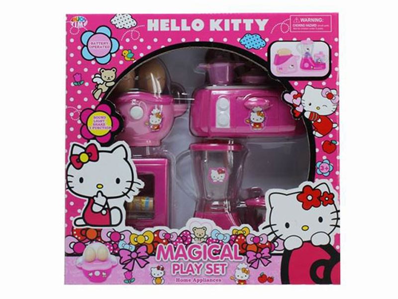 HELLO KITTY (SMALL APPLIANCES COMBINATION (4 IN 1) HAD A FAMILY TOY - HP1104132
