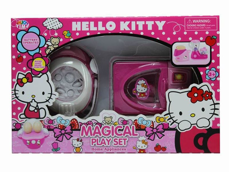 HELLO KITTY (SMALL APPLIANCES COMBINATION (2 IN 1) HAD A FAMILY TOY - HP1104135
