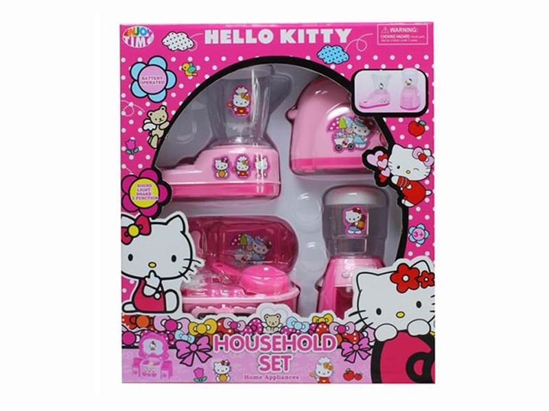 HELLO KITTY EVERY FAMILY (STOVE + BREAD + DRINKING WATER + MILK) - HP1104146
