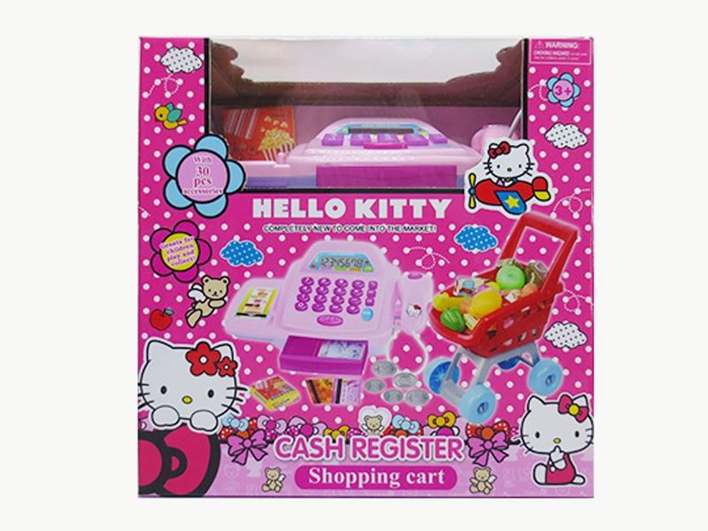 KT CAT CASHIER + TROLLEY (LIGHT SOUND) - HP1104159
