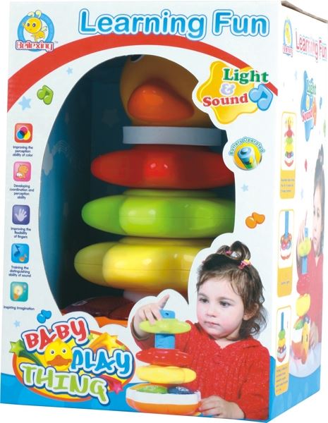 JENGA GAME W/LIGHT & MUSIC, ENGLISH & SPANISH - HP1104351