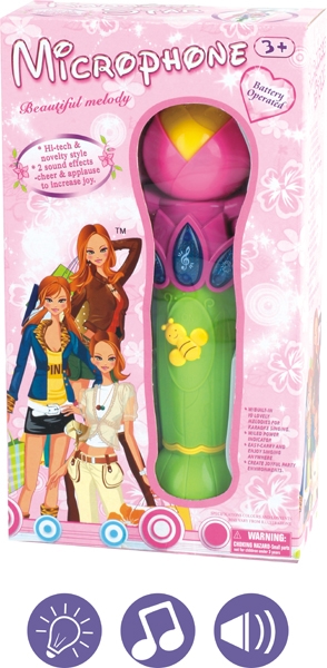 MICROPHONE W/LIGHT & MUSIC - HP1104368
