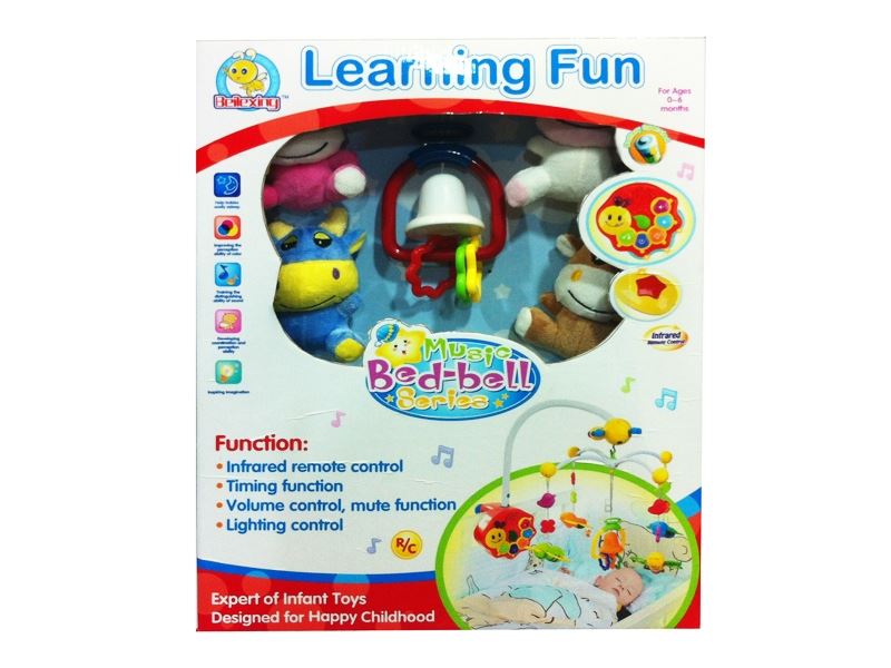 INFRARED R/C BABY BED BELL W/LIGHT & MUSIC - HP1104379