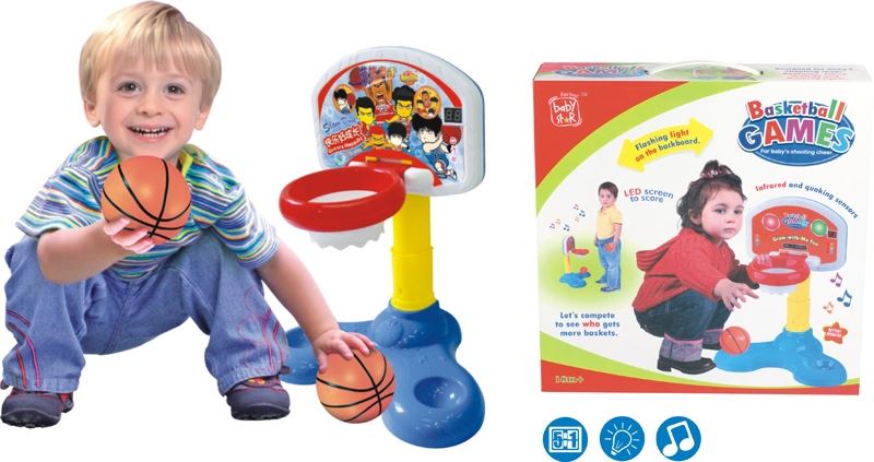 BACKETBALL GAMEW/LIGHT & MUSIC, AUTOMATIC SCORING - HP1104382