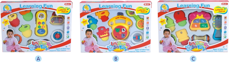 BABY RATTLE SET W/MISIC & SOUND - HP1104393