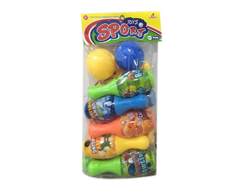 BOWLING (10 BOTTLES + 2 BALLS) - HP1104523
