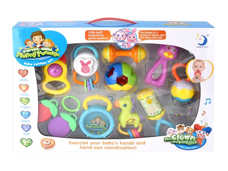 BABY RATTLES (10 PCS) - HP1105260