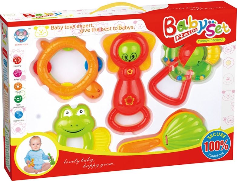 BABY RATTLE (5 PCS) - HP1105314