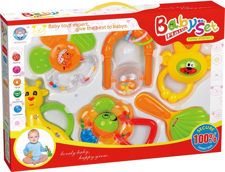 BABY RATTLE (6 PCS) - HP1105316