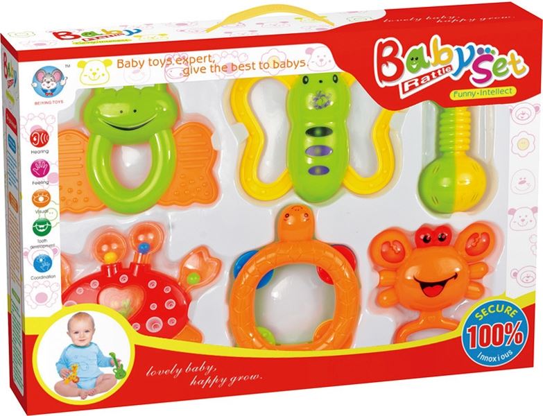 BABY RATTLE (6 PCS) - HP1105317