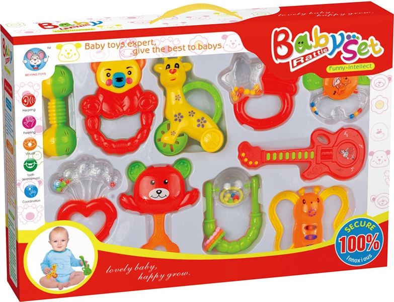 BABY RATTLE (10 PCS) - HP1105318