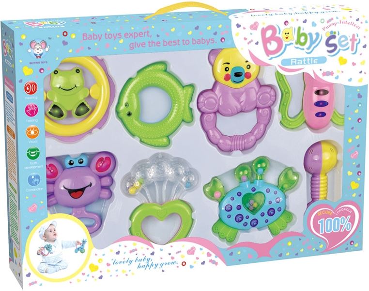 BABY RATTLE (8 PCS) - HP1105345