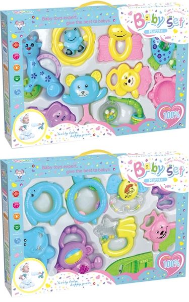 BABY RATTLE (9 PCS, 2 ASST.) - HP1105347