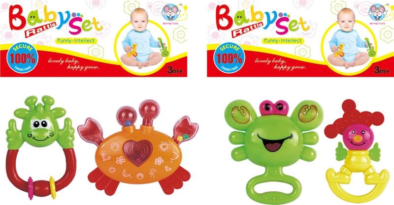 BABY RATTLE (2 PCS, 2 ASST.) - HP1105351