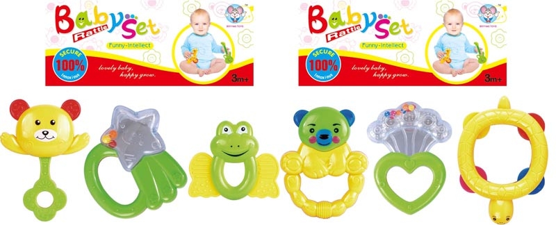 BABY RATTLE (3 PCS, 2 ASST.) - HP1105359