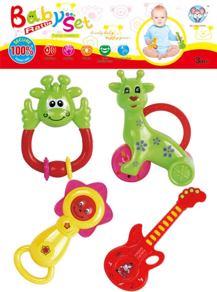 BABY RATTLE (4 PCS) - HP1105362