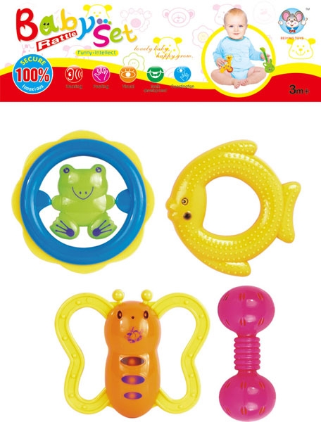 BABY RATTLE (4 PCS) - HP1105364