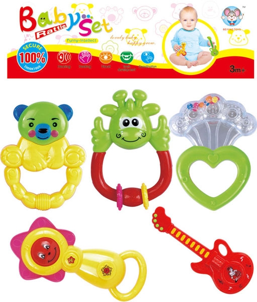 BABY RATTLE (5 PCS) - HP1105369