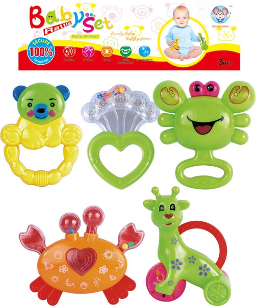 BABY RATTLE (5 PCS) - HP1105371