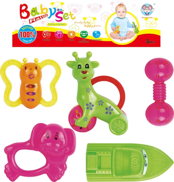 BABY RATTLE (5 PCS) - HP1105373