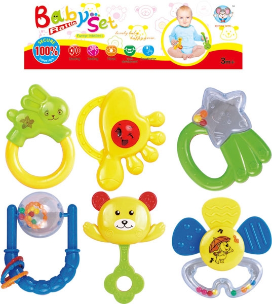 BABY RATTLE (6 PCS) - HP1105374