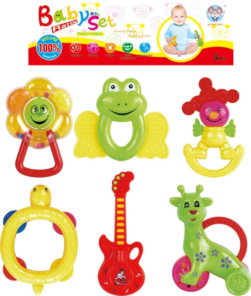 BABY RATTLE (6 PCS) - HP1105375