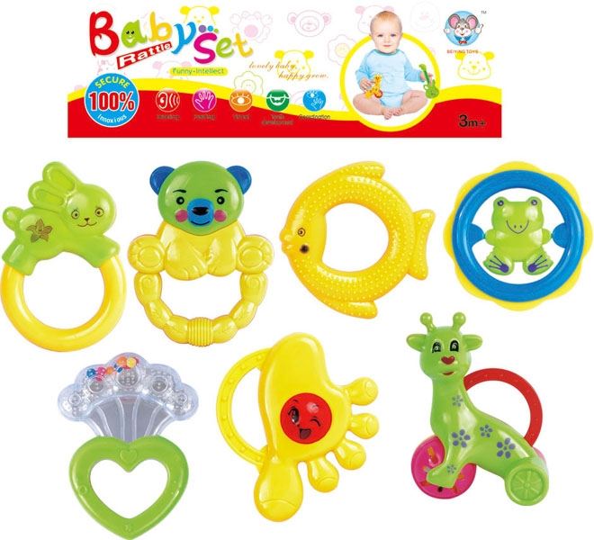 BABY RATTLE (7 PCS) - HP1105378