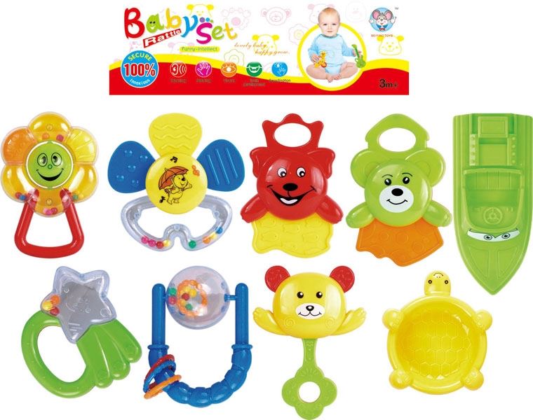 BABY RATTLE (9 PCS) - HP1105384