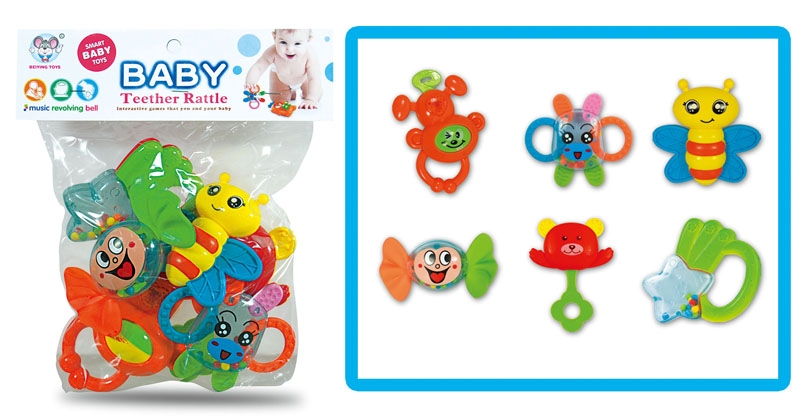 BABY RATTLE (6 PCS) - HP1105407