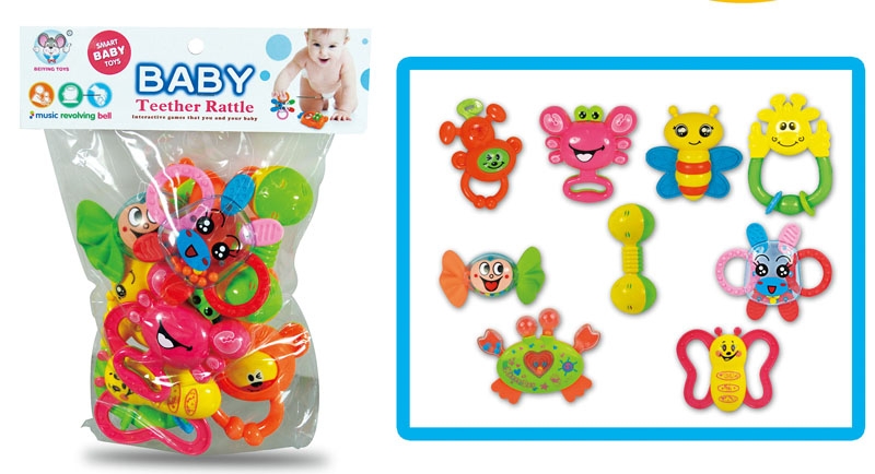 BABY RATTLE (9 PCS) - HP1105413